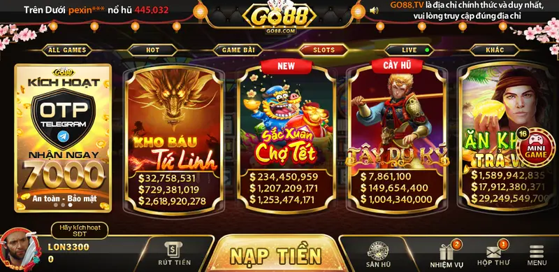 slot game go88 top gioi-thieu-slot-game-go88