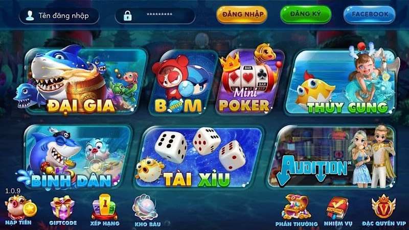 Hệ thống game ấn tượng Hệ thống game ấn tượng