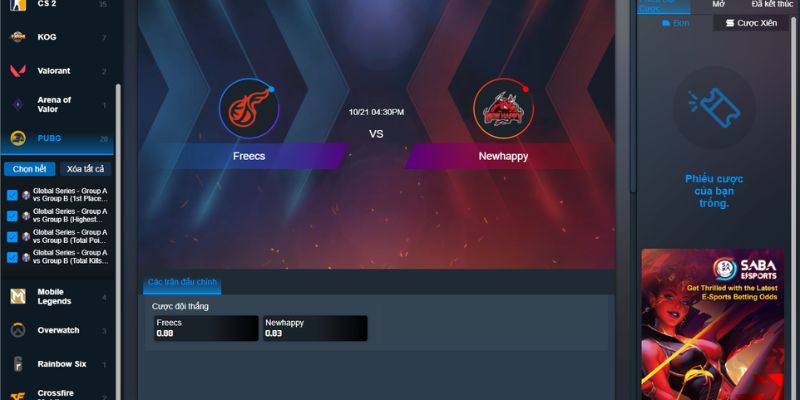 Khám phá thế giới cá cược thể thao điện tử tại Go88